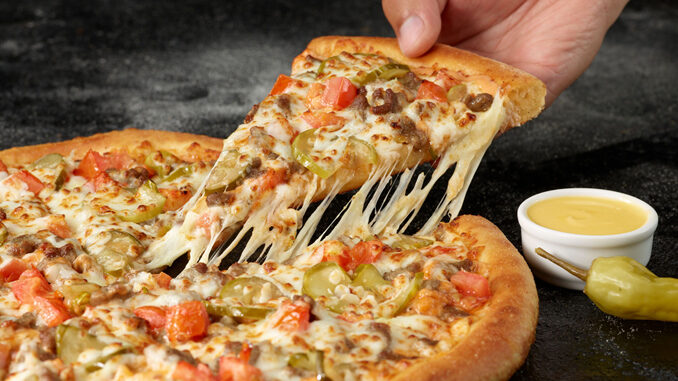 The Double Cheeseburger Pizza Is Back At Papa John’s For A Limited Time